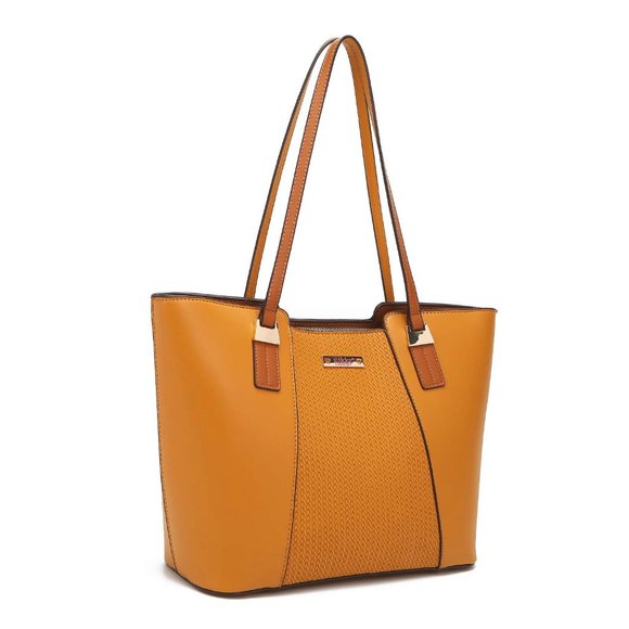 Nikky Bessie 3-Piece Shopper Bag Set NK12313 Yellow - Picture 2 of 9